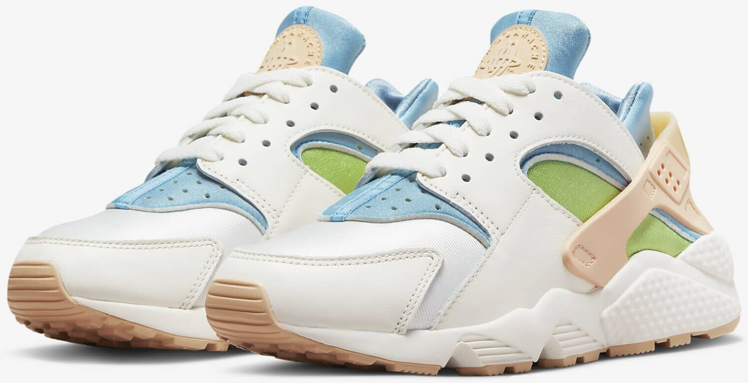 Nike huarache bianche deals verdi gialle