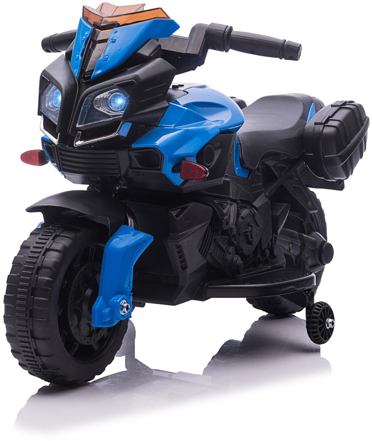 HomCom Moto électrique enfant 6 V 3km/h bleu (370-159V90BU)