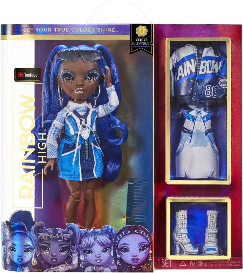 Ludendo - Poupée Rainbow High Core Fashion Doll Meena Fleur - Mini-poupées  - Rue du Commerce