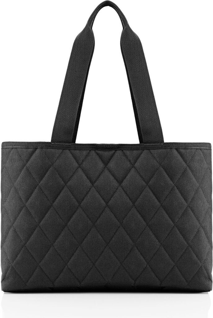 Reisenthel Set Scatole Portaoggetti Rettangolari - Rhombus Black, 3 Misure (S, M, L) Con Cerniere E Manici, Per Armadio E Sotto Letto