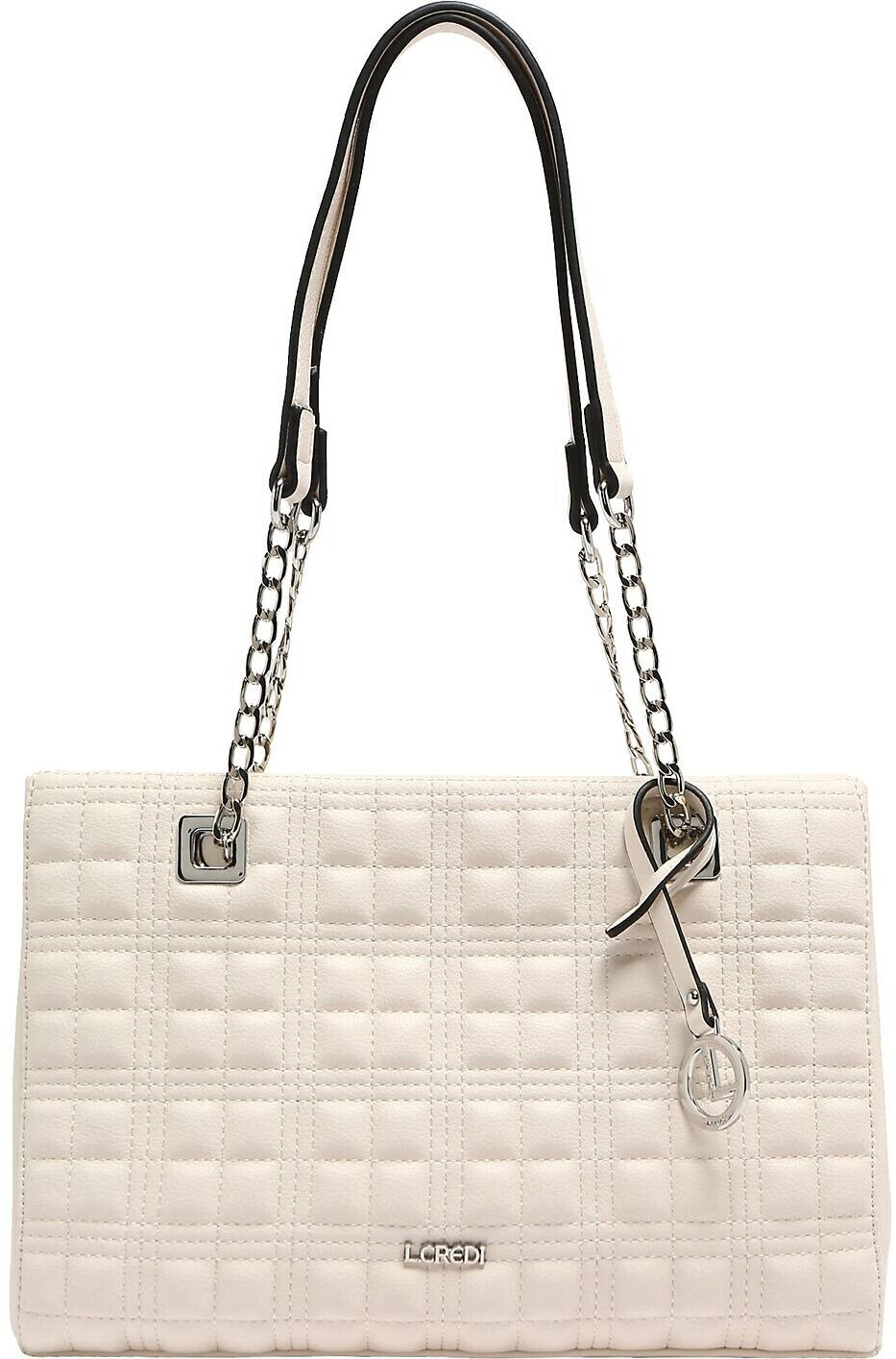 L.Credi Fleur Shoulder Bag ivory