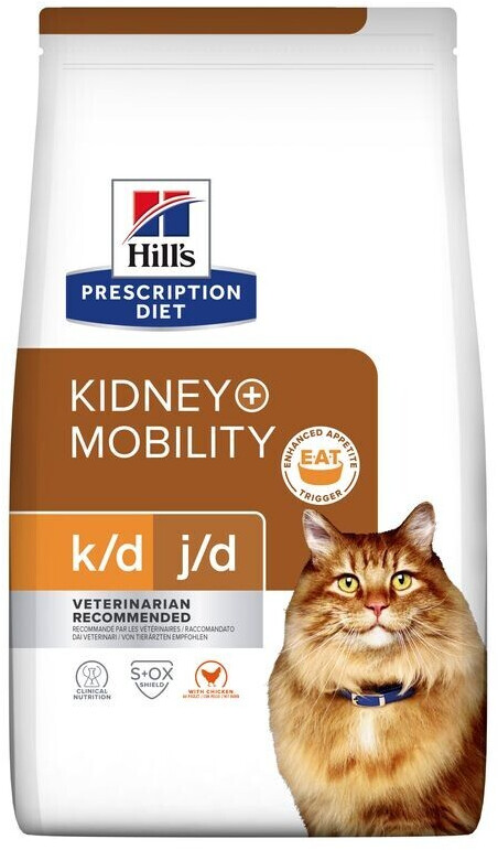 Hill's Prescription Diet Feline k/d + Mobility Chicken Dry 1,5kg