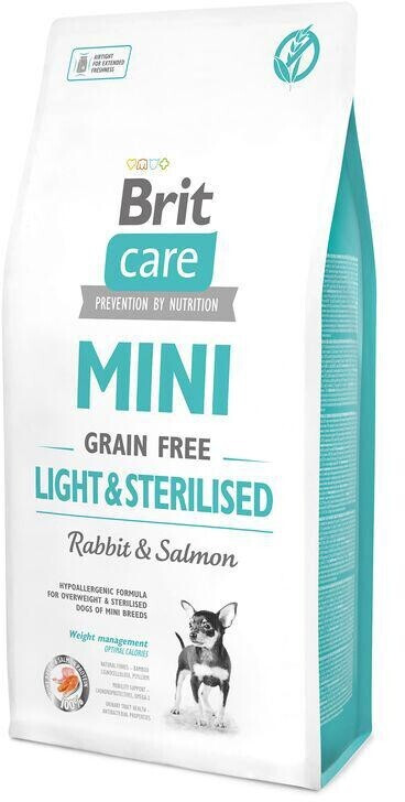 Brit Care Dogs Mini Light & Sterilised dry food 7kg