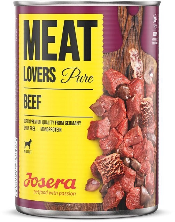 Josera Adult dog Meat Lovers Pure Beef wet food 800g