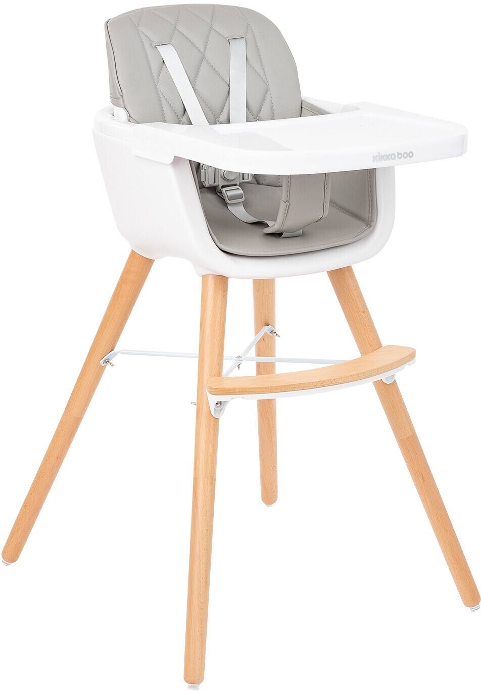 KIKKABOO Woody 2 in 1 gris