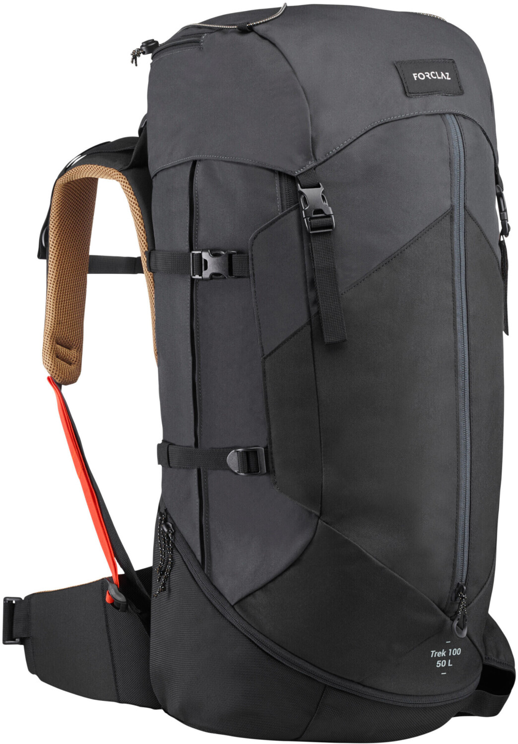 Forclaz EasyFit MT100 50L Men carbongrey black ab 69 99 Preisvergleich bei idealo