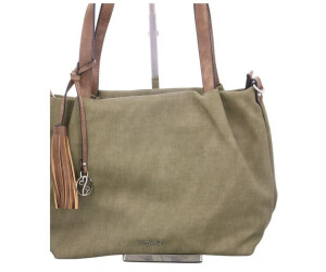 Sac à Main Cabas Emily & Noah Elke - Tissu Synthétique Uni, Bandoulière Réglable, Look Tissé élégant