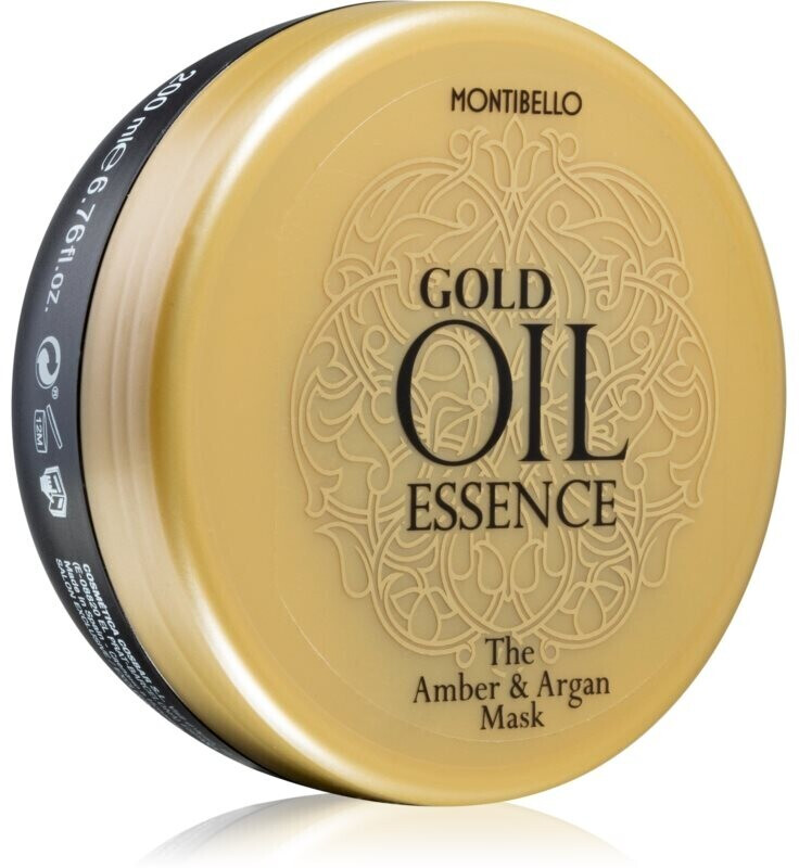 Photos - Hair Product Montibello Montibello Gold Oil Amber & Argan Mask (200ml)