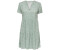 Only Zally Life S/S Thea Dress (15262674) chinois green aop white leafs