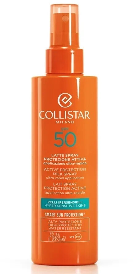 Photos - Sun Skin Care Collistar Active Protection Milk Spray SPF50 Hyper-Sensitive Ski 