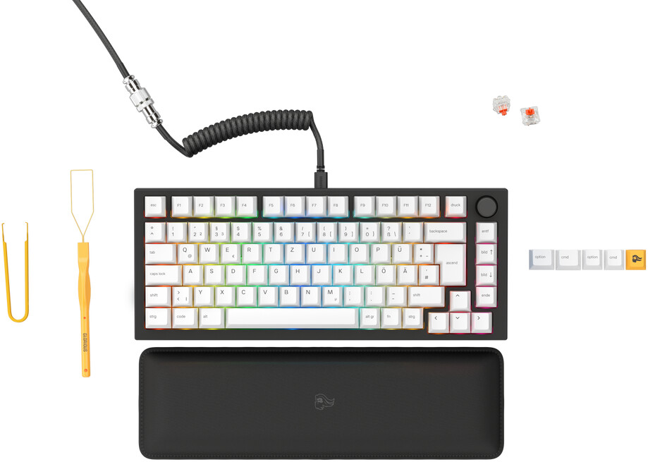 Glorious Gaming GMMK Pro Black Slate 75% TKL Pre built (DE)