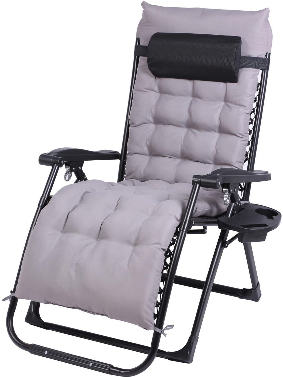 CLP Garden Recliner Peabody grey