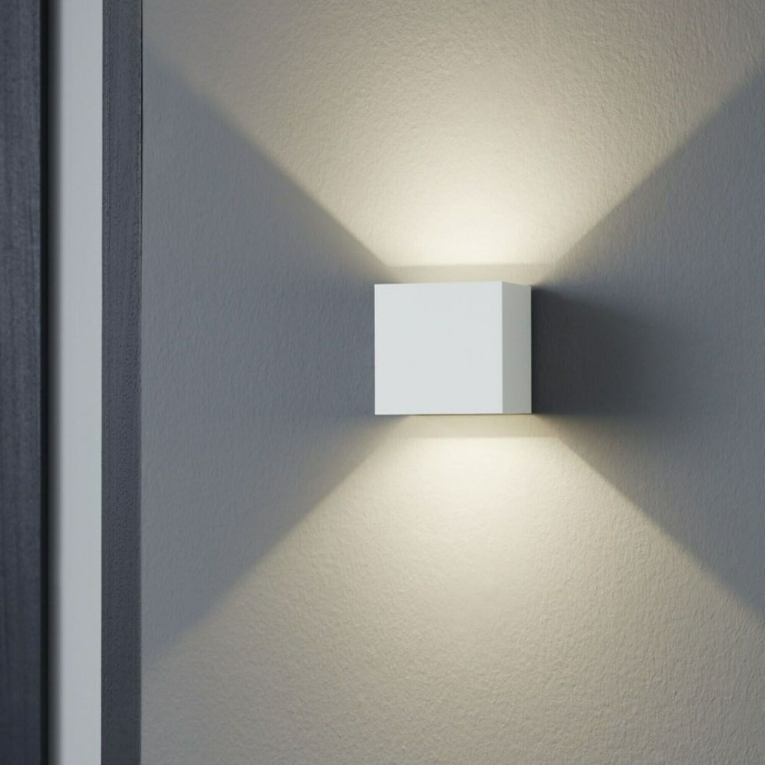 Eglo LED-Wandleuchte Calpino weiß | bei IP54 680lm Preisvergleich ab 47,23 €