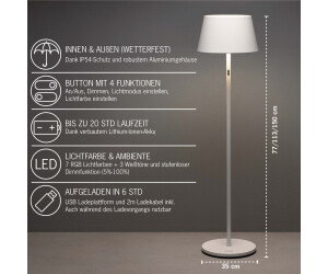 Konstsmide LED-Akku Stehleuchte Pomezia bei ab 10W/600lm € 301,99 IP54 | Preisvergleich weiß