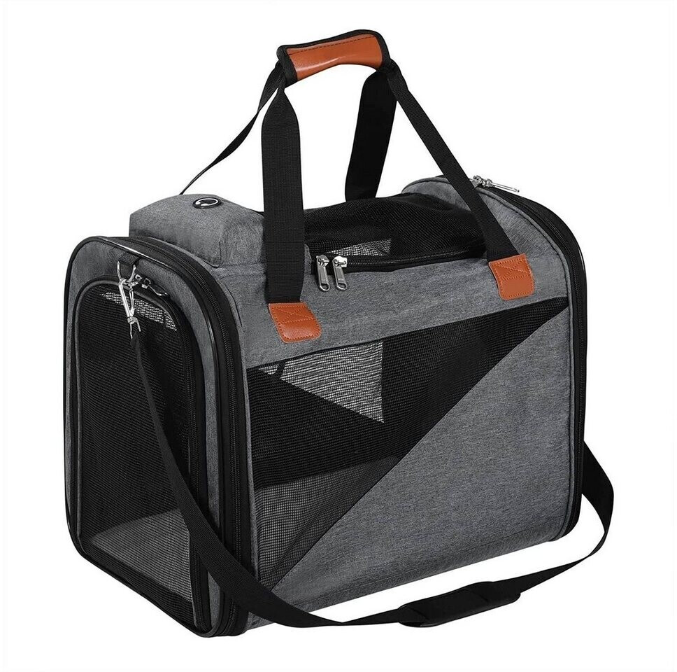 Eugad Pet Transport Bag 45x30x35cm Grey