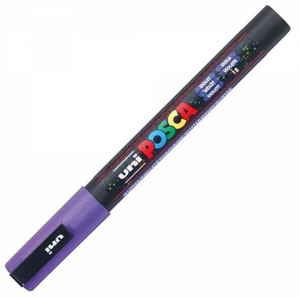 Uni Mitsubishi Pencil Posca PC-3M Glitter Violet