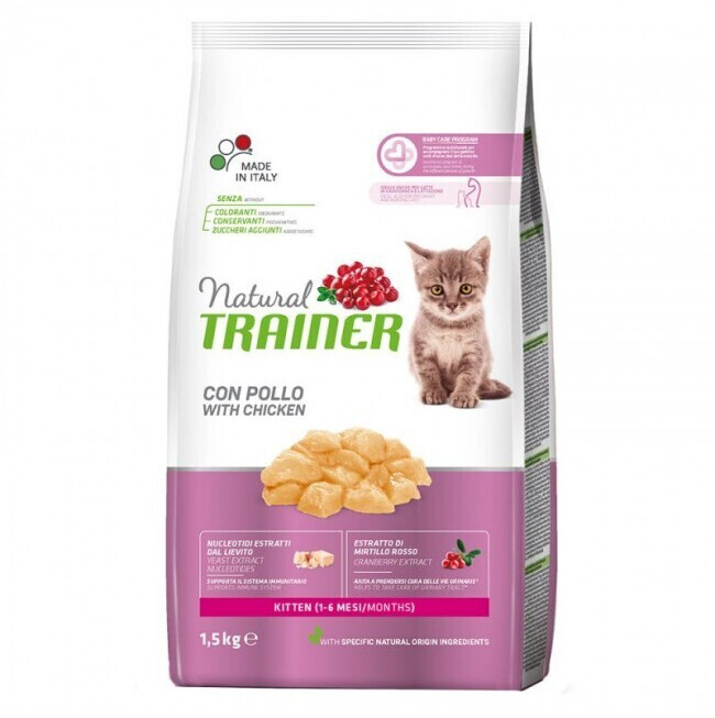 Natural Trainer Cat Kitten - Dry - Fresh Chicken (1,5 Kg)