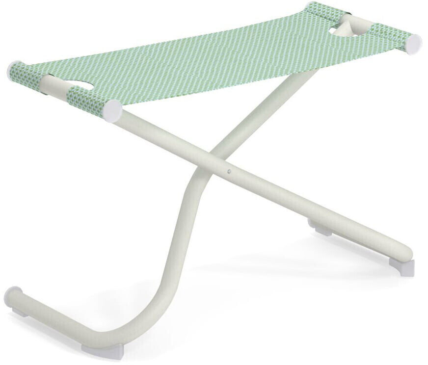 Emu Snooze footrest Emu-Tex-Stoff/Metal white/citronella
