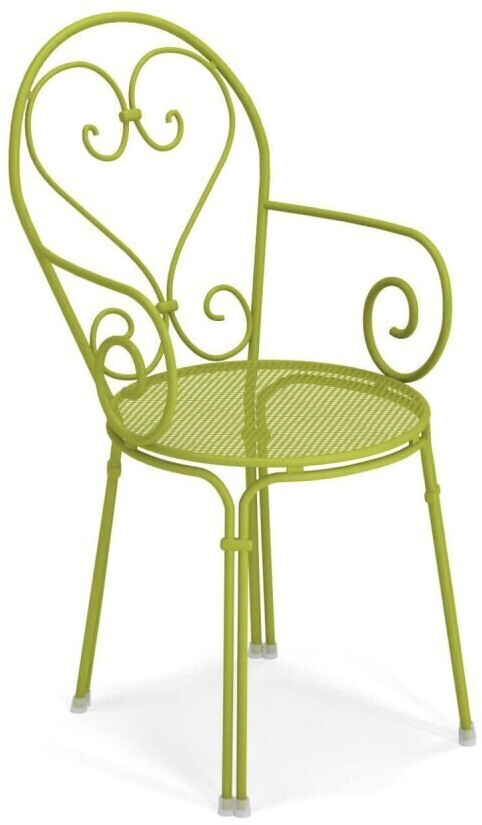 Emu Pigalle stackable chair Metal green