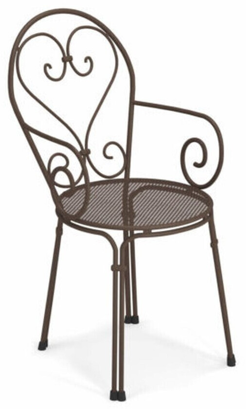 Emu Pigalle stackable chair Metal dark brown