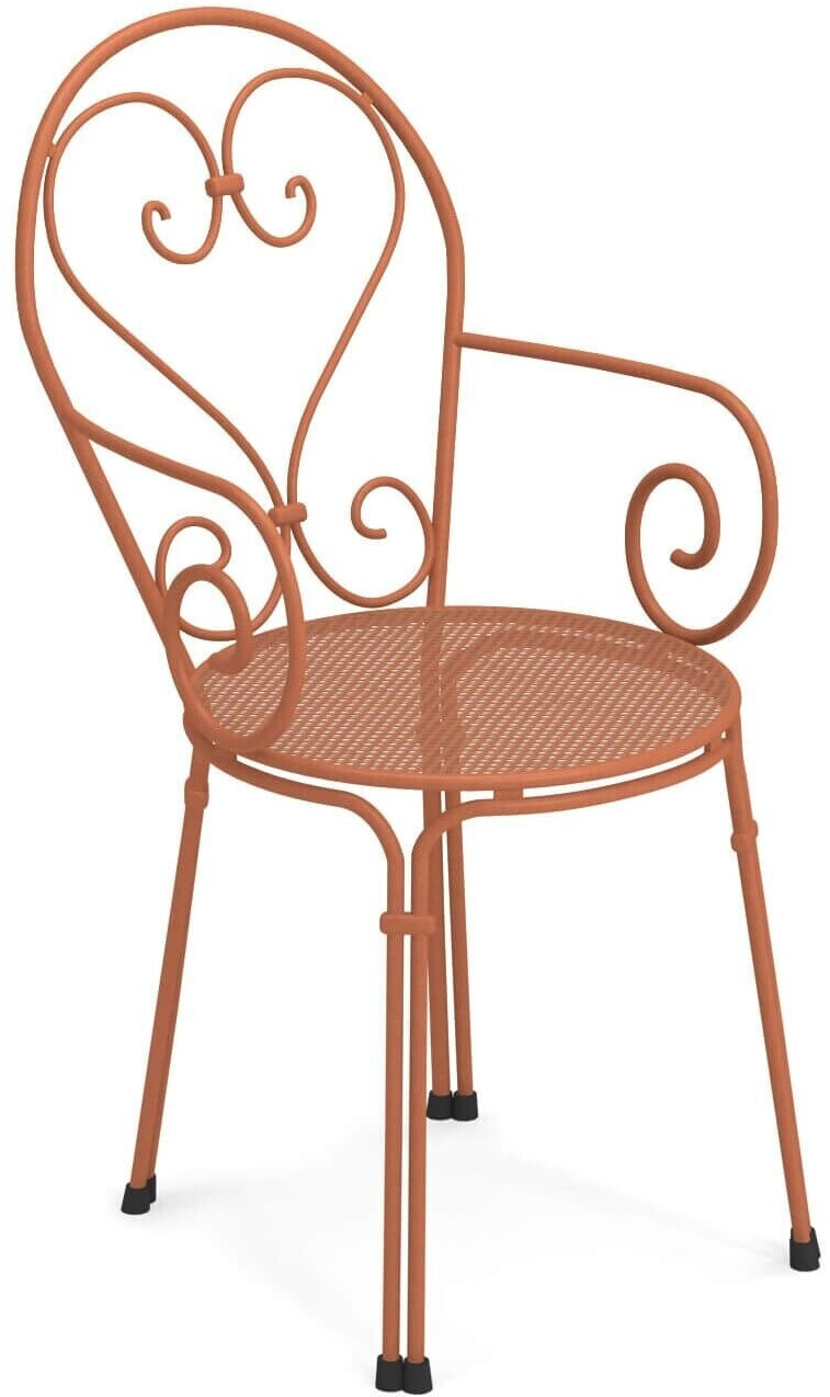 Emu Pigalle stackable chair Metal maple red