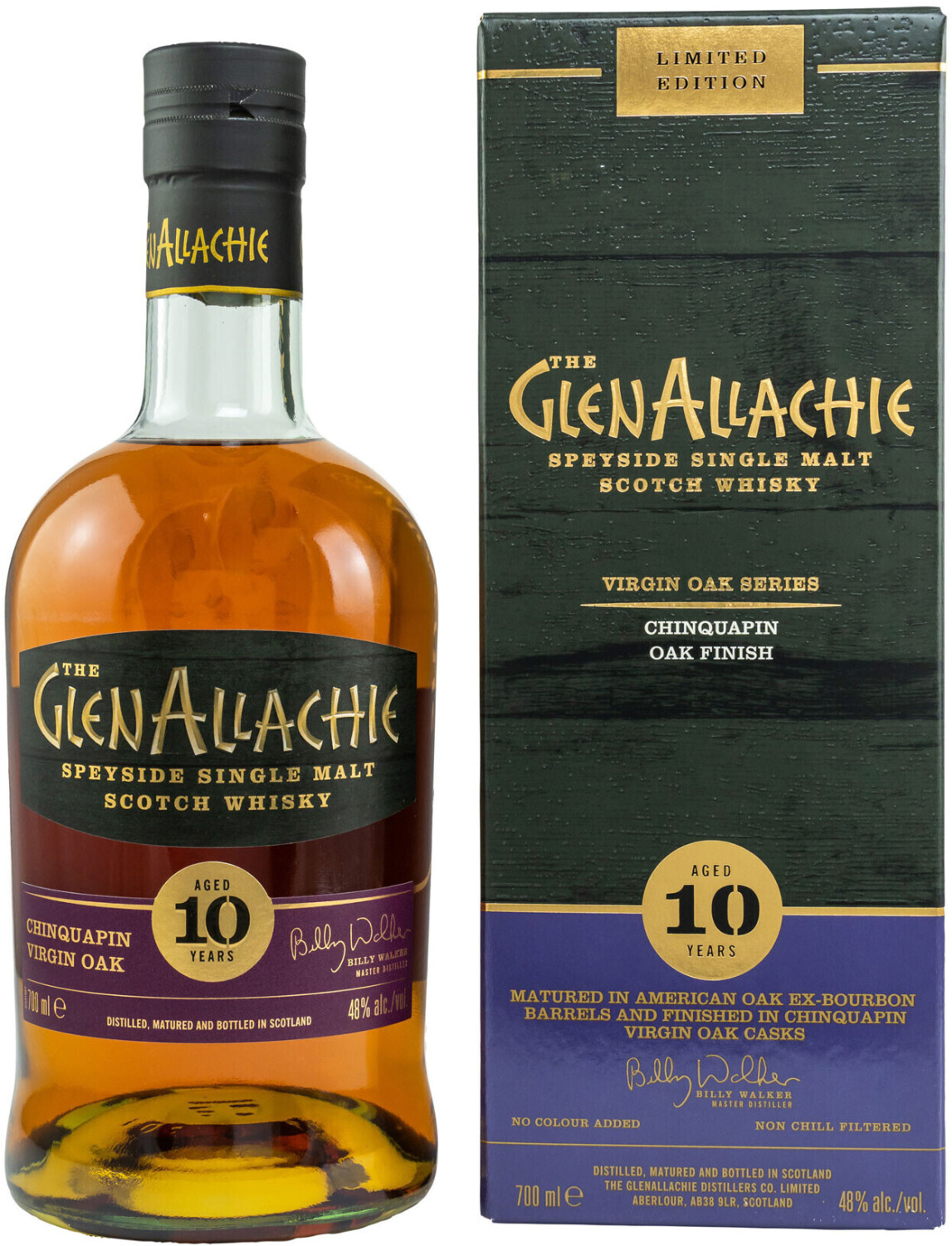 GlenAllachie 10 Years Chinquapin Oak Finish 0,7l 48%