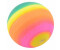 Johntoy Rainbow balls 7 cm rubber 3 pieces