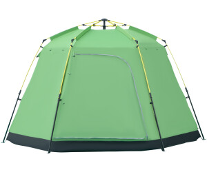 Buy Outsunny Camping Tent 6 Places 320x320x180cm Green Black from 74.99 Today Best Deals on idealo