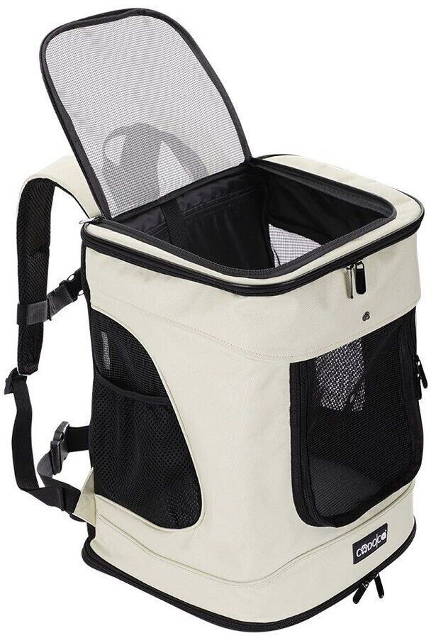 Cadoca Pet Backpack up to 12kg Beige