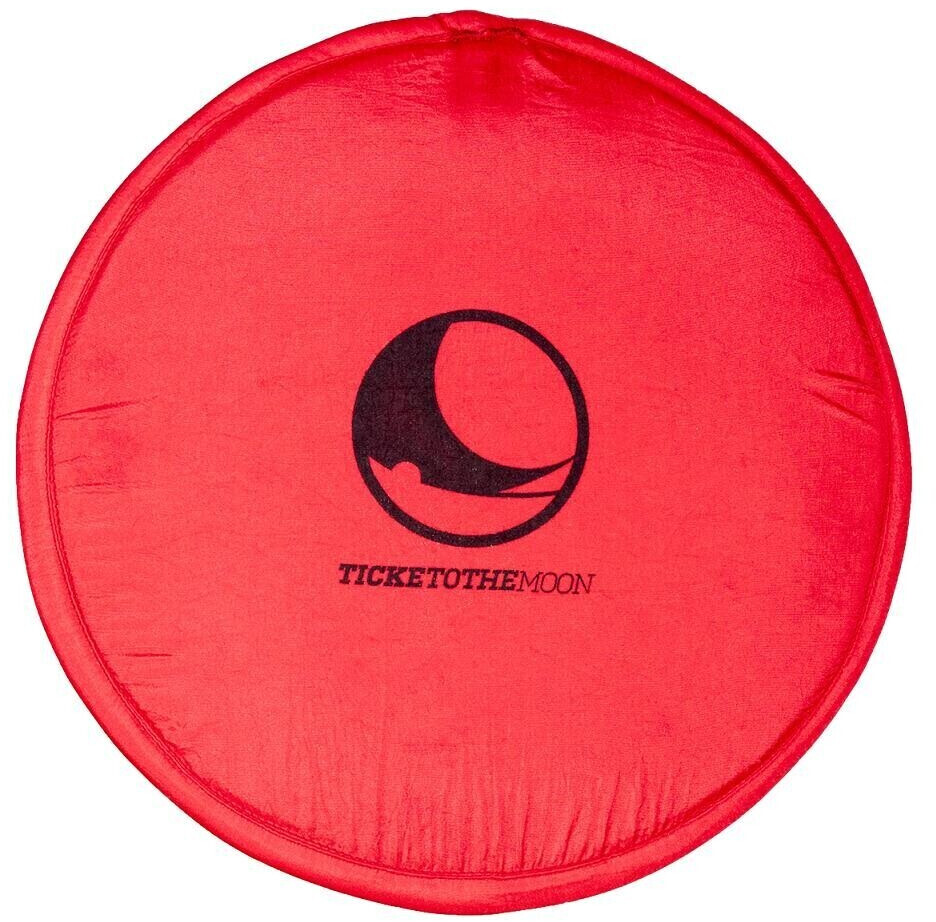Ticket To The Moon Pocket Frisbee Foldable Frisbee red