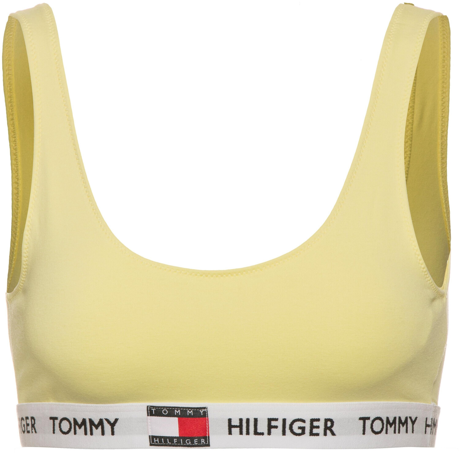 Buy Tommy Hilfiger Logo Underband Organic Cotton Bralette (UW0UW02225)  mystic yellow from £15.00 (Today) – Best Deals on