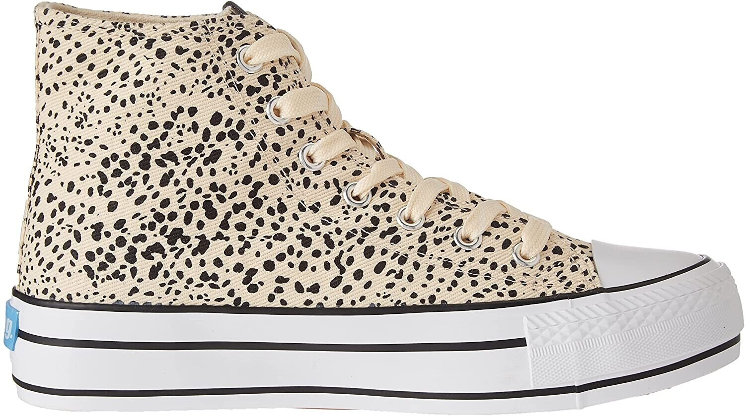 Mustang Mtng Bigger-X Women canvas beige dots