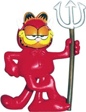 Plastoy Garfield Diable