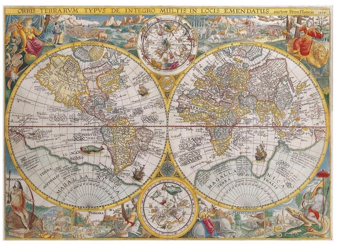Photos - Jigsaw Puzzle / Mosaic Ravensburger Historical Map 