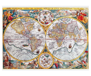Ravensburger 2000 piece Jigsaw Puzzle-Carte du monde à partir de 1650 