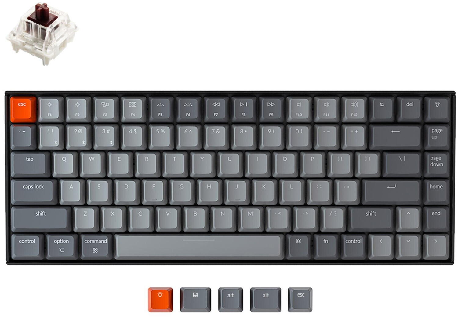 Keychron K2 Version 2 White LED Hot-Swap