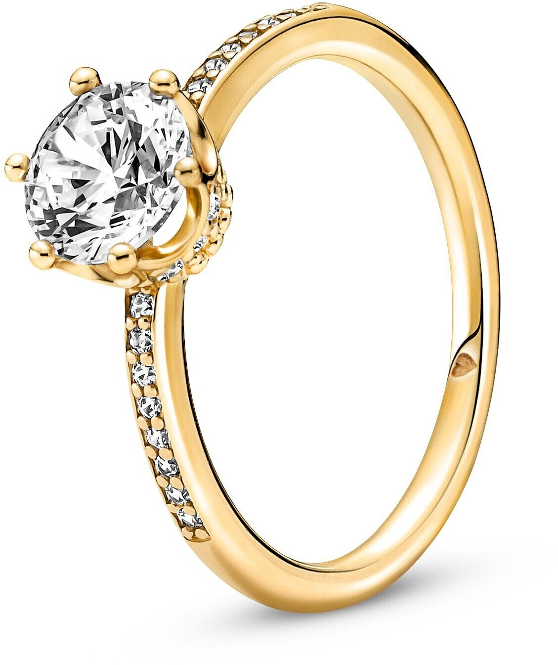 Pandora Clear Sparkling Crown Solitaire Ring (168289C01)