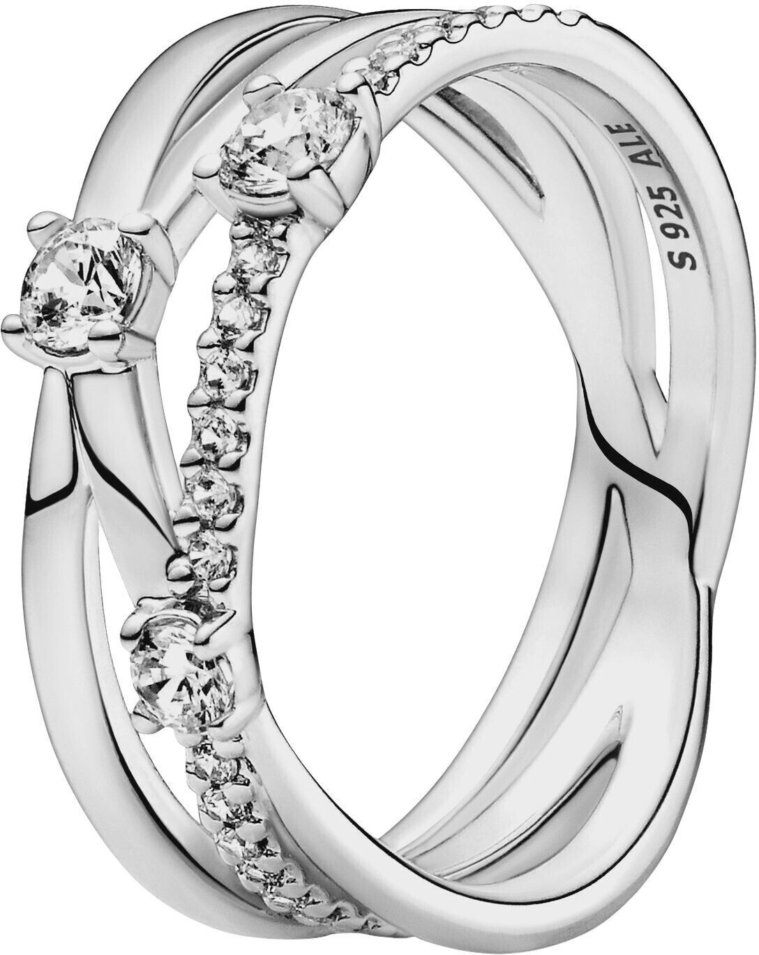 Pandora Sparkling Triple Band Ring (199400C01)