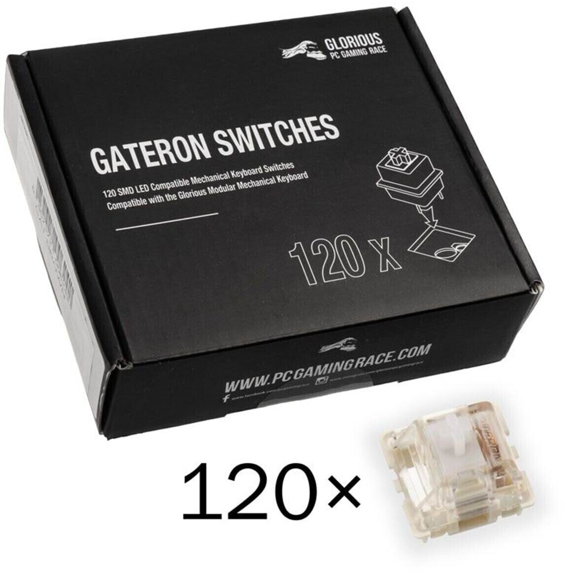 Glorious Gaming Gateron Clear Switches