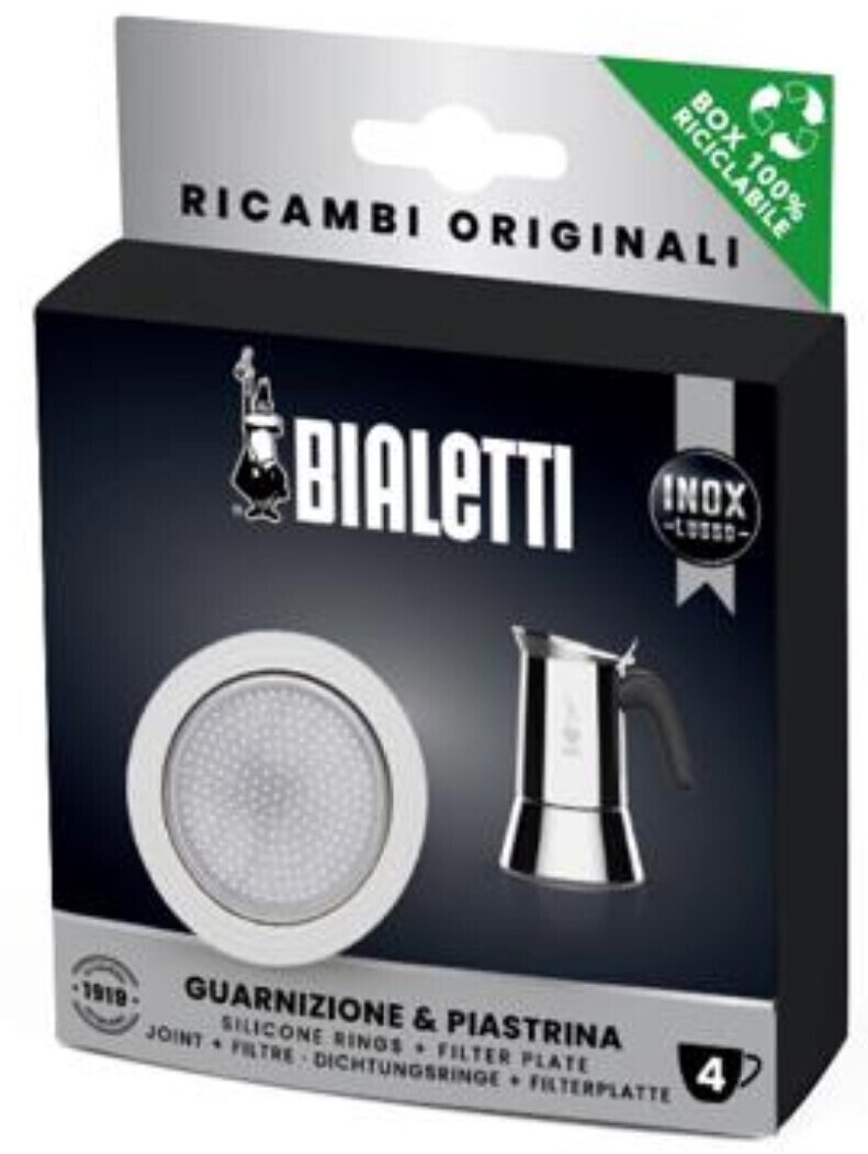 Bialetti Ersatzset Dichtung/Filter für 4 Tassen (800411) ab 5,50 € |  Preisvergleich bei
