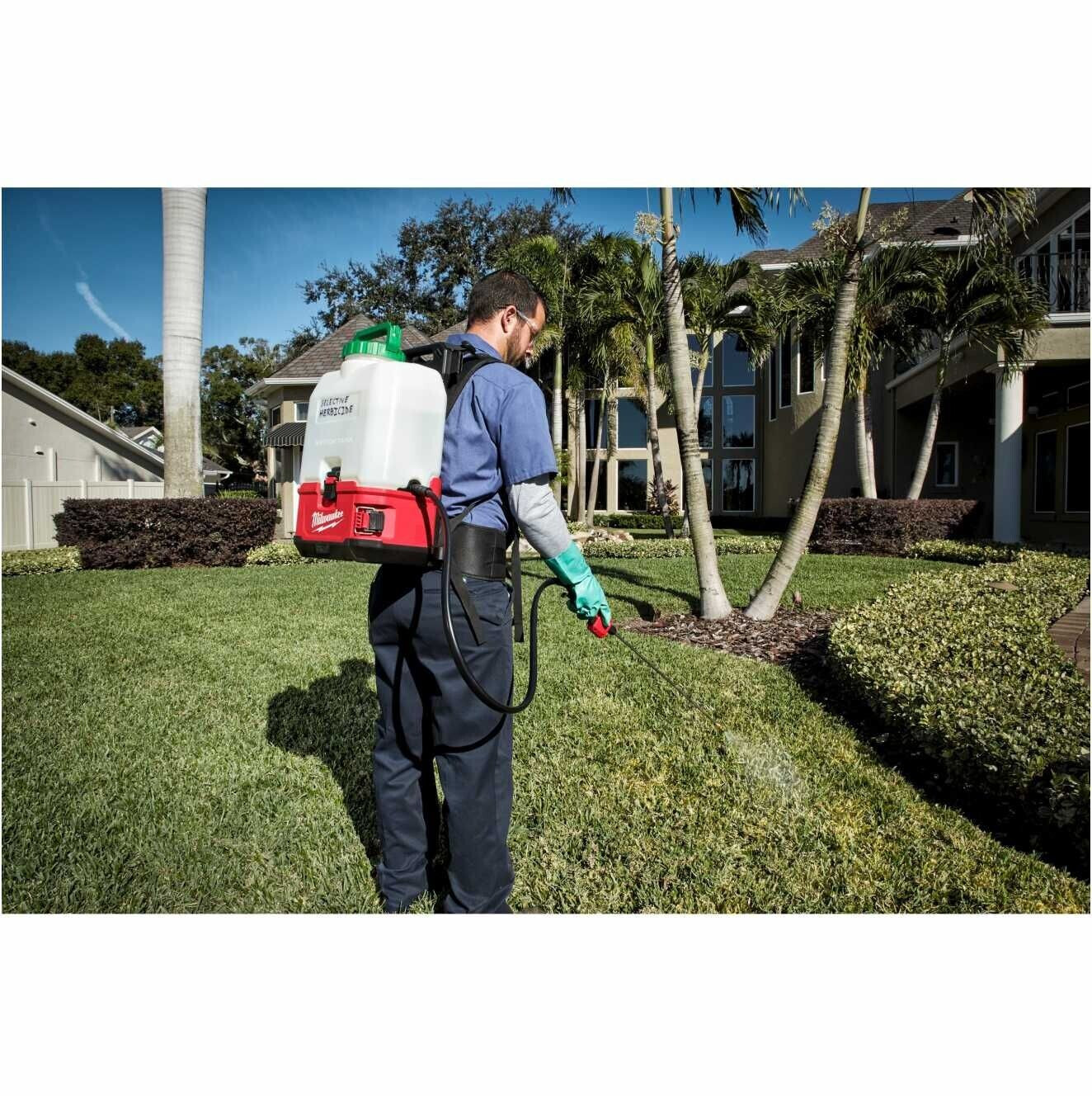 Milwaukee Akku-Rucksack-Sprühgerät - Chemietank M18 BPFP-CST 