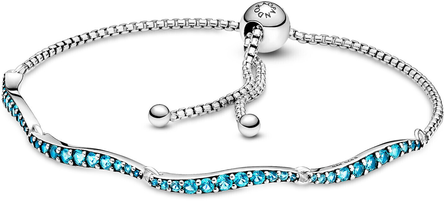 Pandora Blue Wavy Slider Bracelet (599436C01) ab 65,71 ...