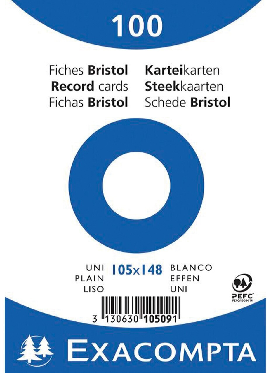 Herlitz Karteikarten DIN A8, liniert, weiß (3000 Stück) : :  Bürobedarf & Schreibwaren