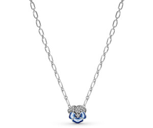 sangrado Y cinta Pandora Blue Pansy Flower Pendant Necklace (390770C01) desde 68,00 € |  Compara precios en idealo