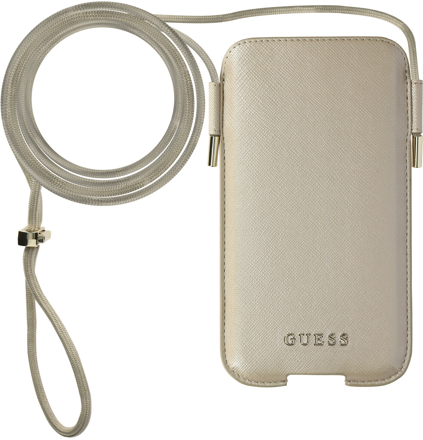 Guess Saffiano doré 6,1"