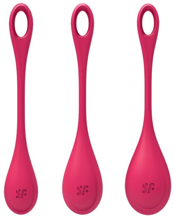 Satisfyer Yoni Power 1 Balls Training Set 3 pcs red