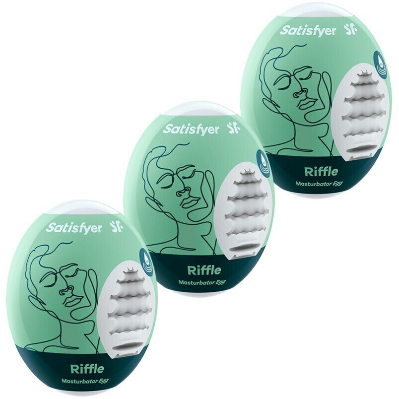 Satisfyer Masturbator Egg - Riffle (3 pcs)