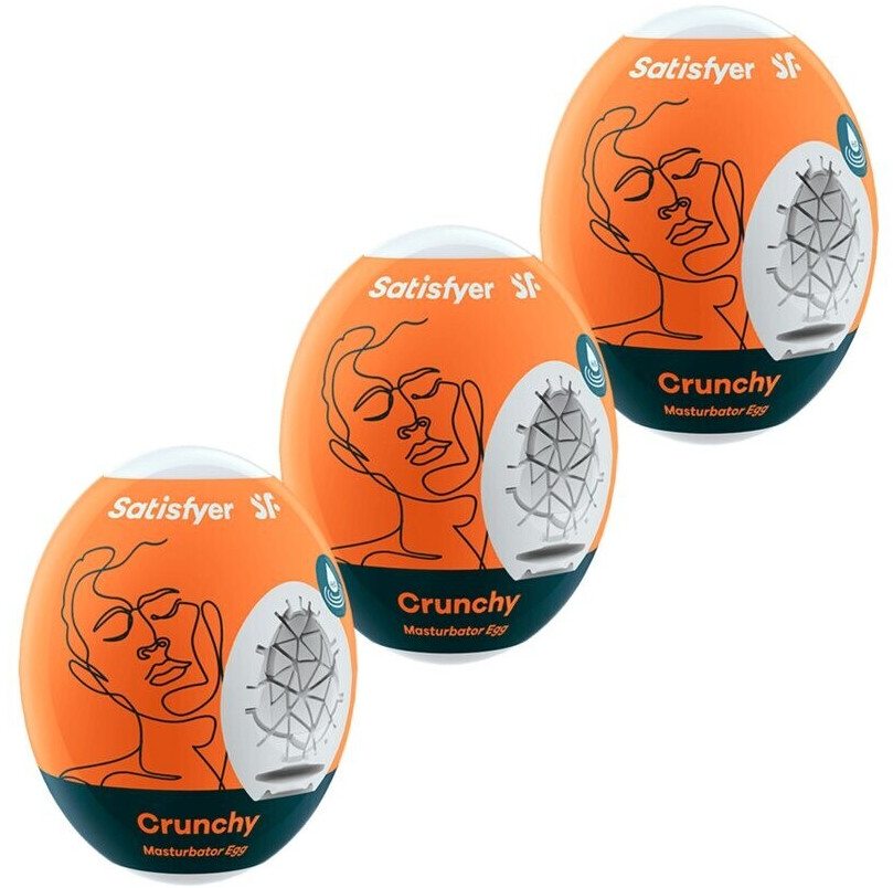 Satisfyer Masturbator Egg - Crunchy (3 pcs)