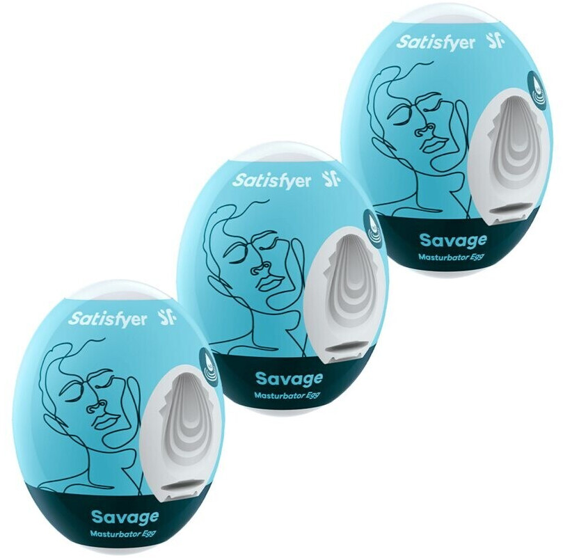 Satisfyer Masturbator Egg - Savage (3 pcs)