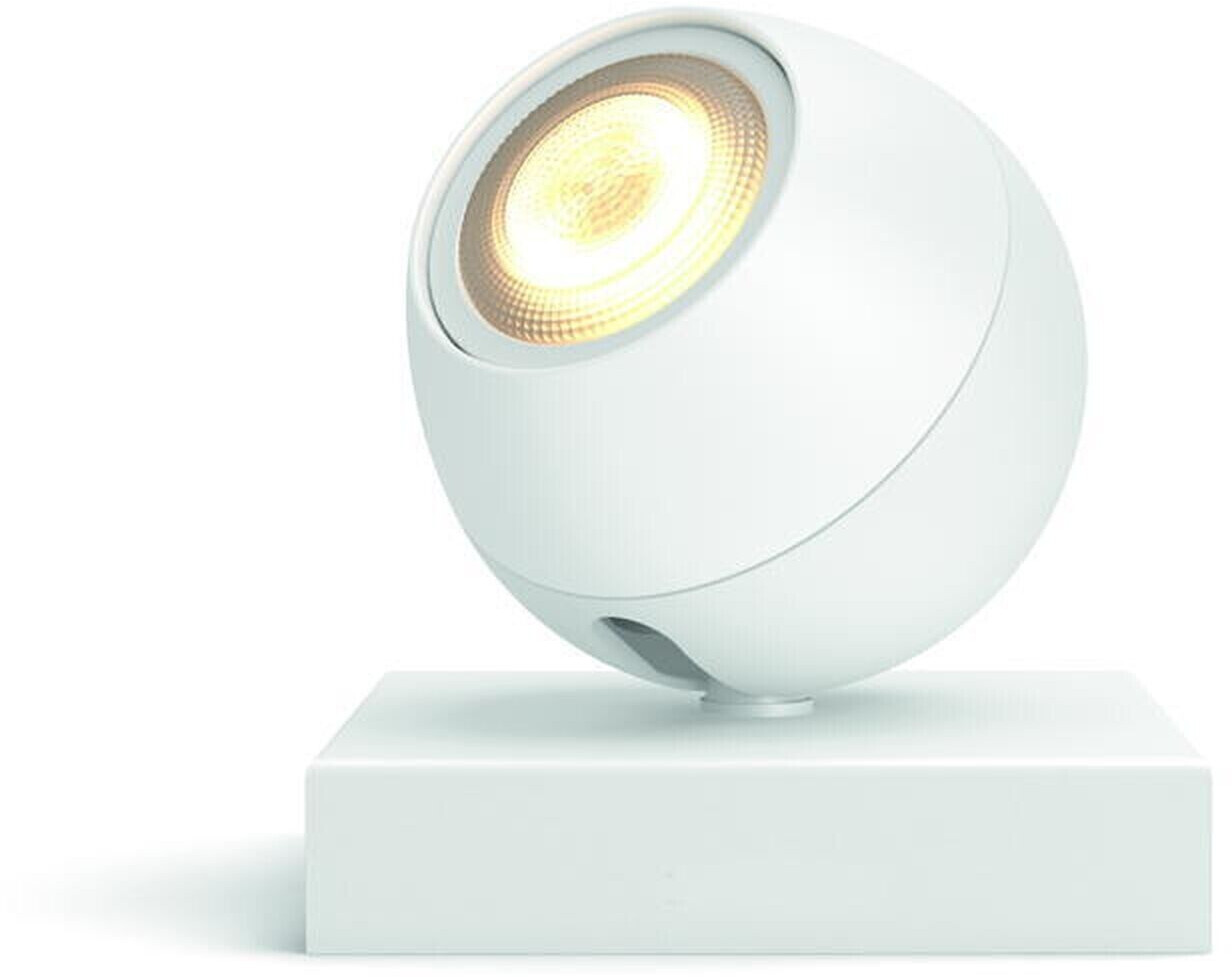 Philips Hue Bluetooth White & Ambiance Buckram 5W/350lm GU10 Single Spot White (929003048401)